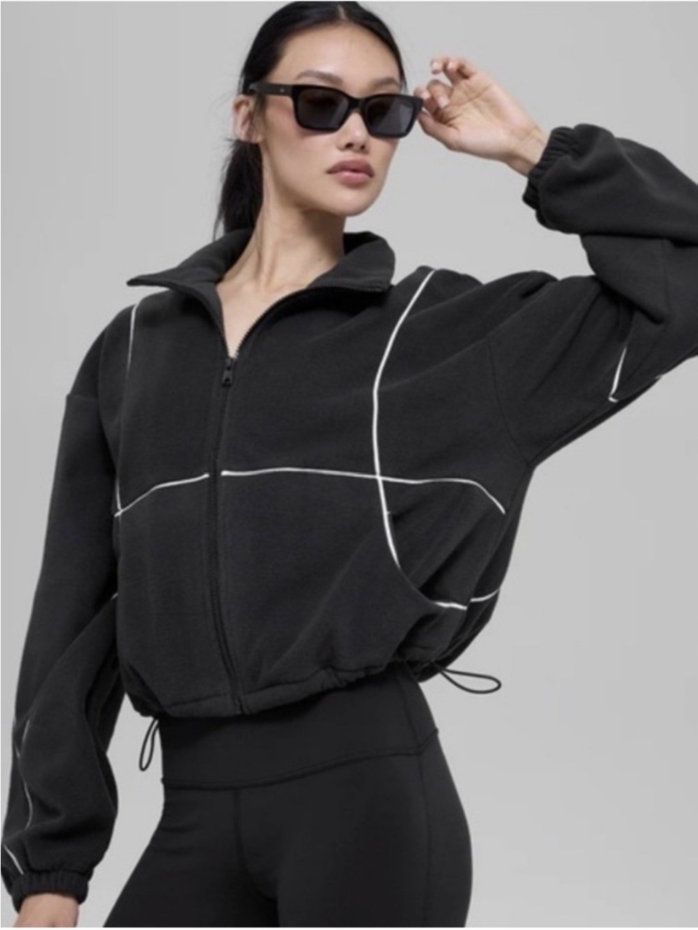 Polar Fleece Game Time Full Zip Jacket - ALO Yoga